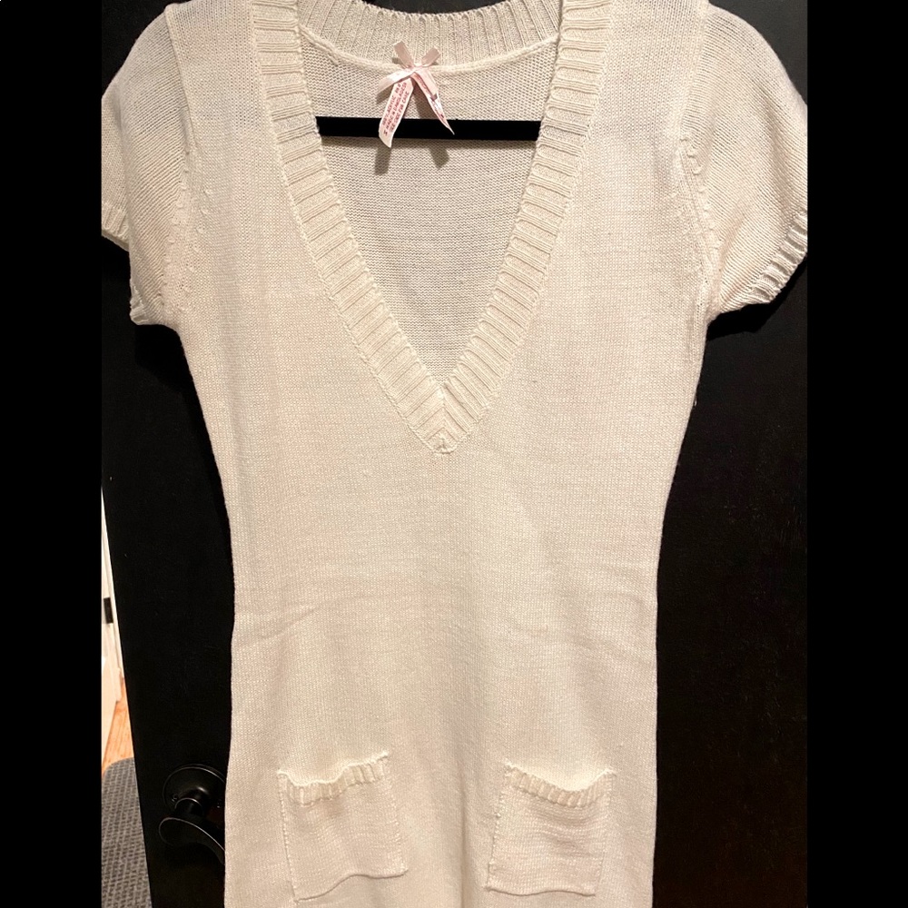 Knitted Shirt Dress Medium